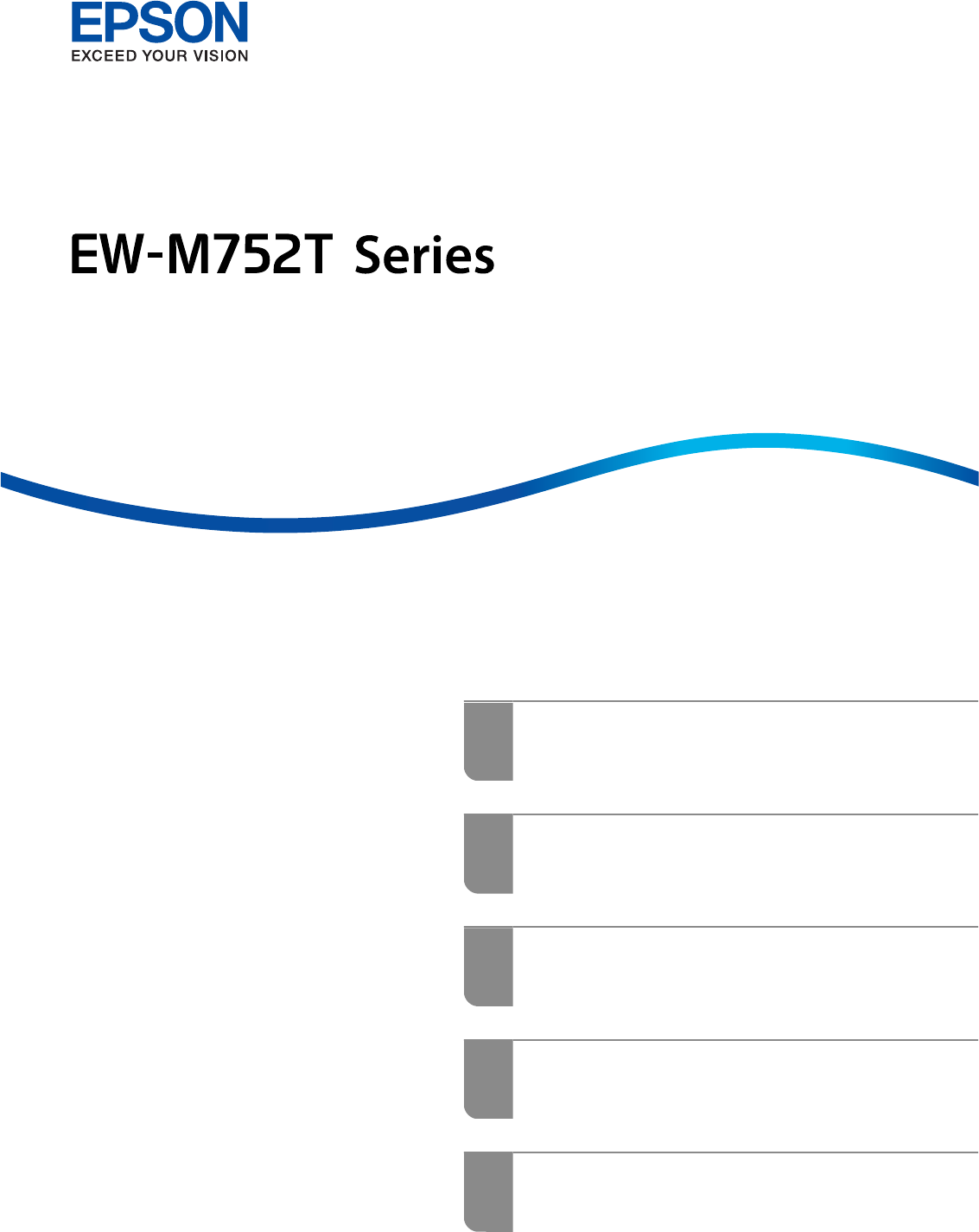 説明書 エプソン EW-M752T 多機能プリンター
