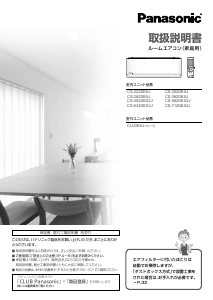 Panasonic エアコン CU-J22C CS-J22C-W 概要 インバーター冷暖房除湿