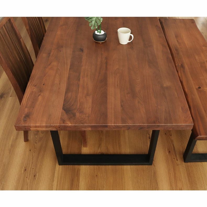 幅160cm ダイニングテーブル（ストレート天板ラバー脚