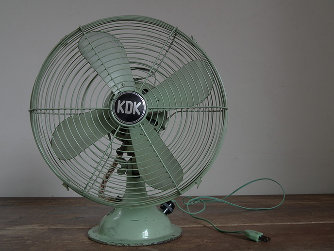 G02120 インダストリアル レトロ 川北電気製作所 古い扇風機