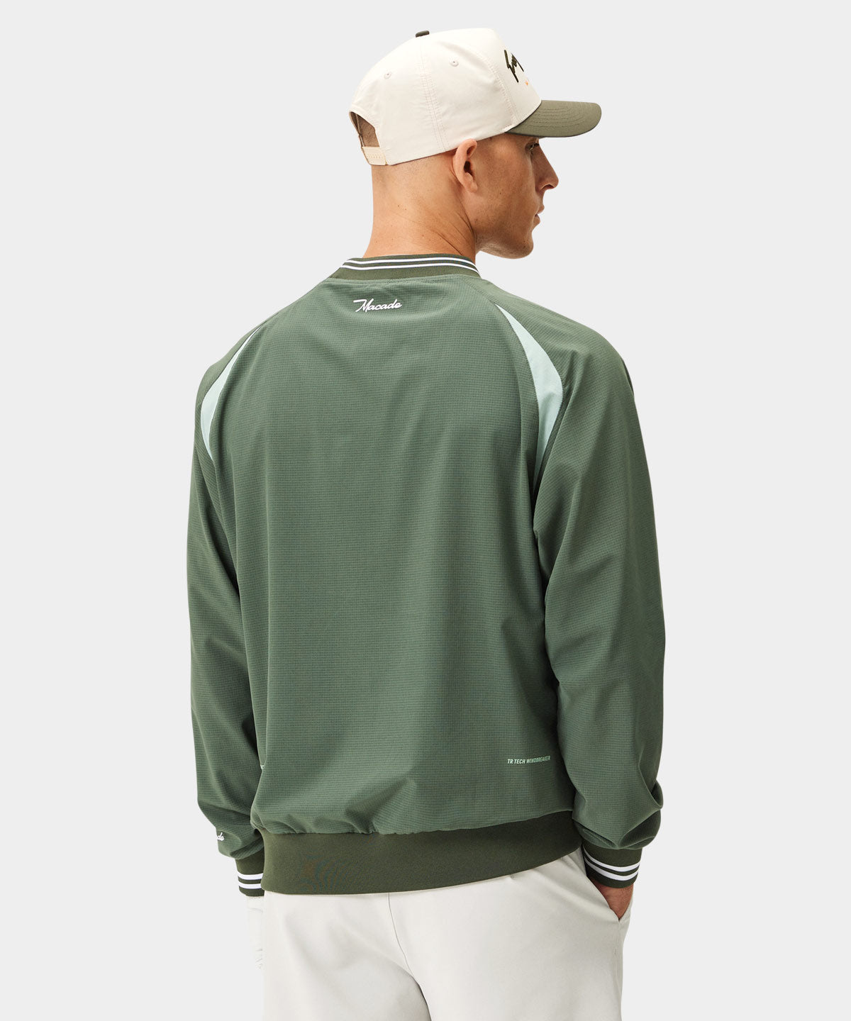 Men's Green TX Links Windbreaker - Macade Golf