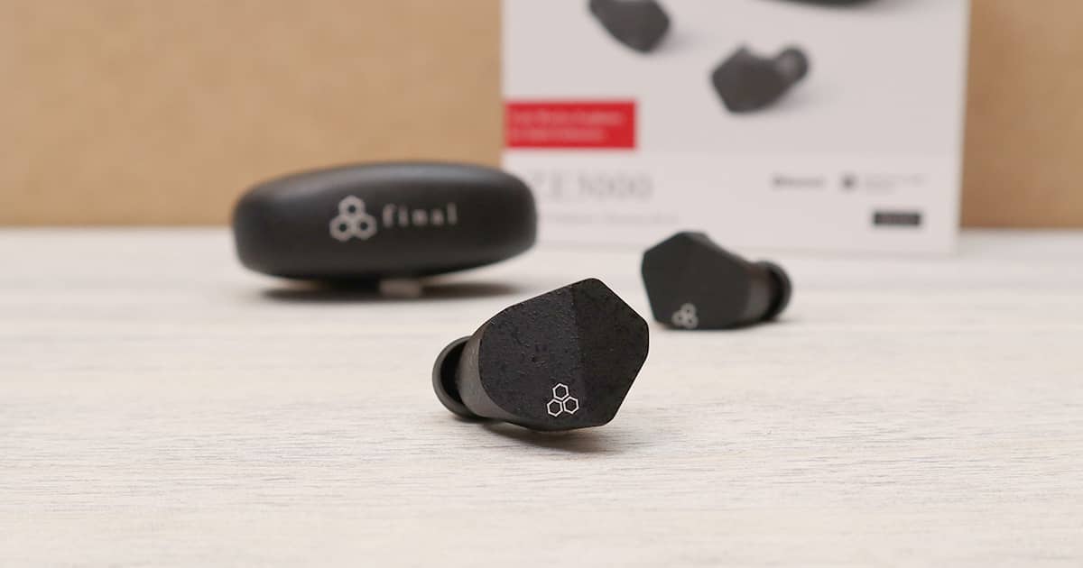 final ZE3000 レビュー】音質重視のfinal初の完全ワイヤレスイヤホン