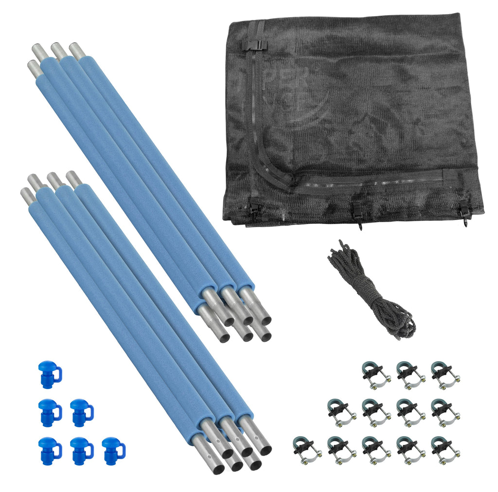 Machrus Upper Bounce Trampoline Safety Enclosure Set including