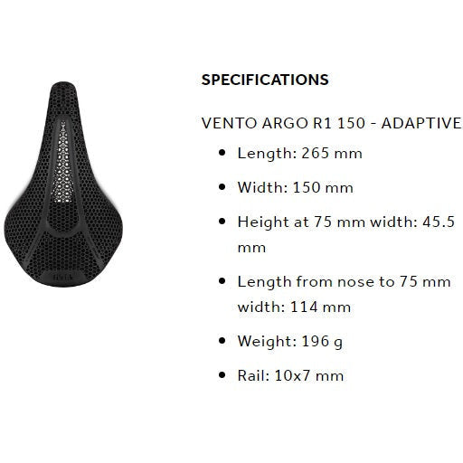 Fizik Vento Argo R1 Adaptive Bike Saddle – Mack Cycle & Fitness