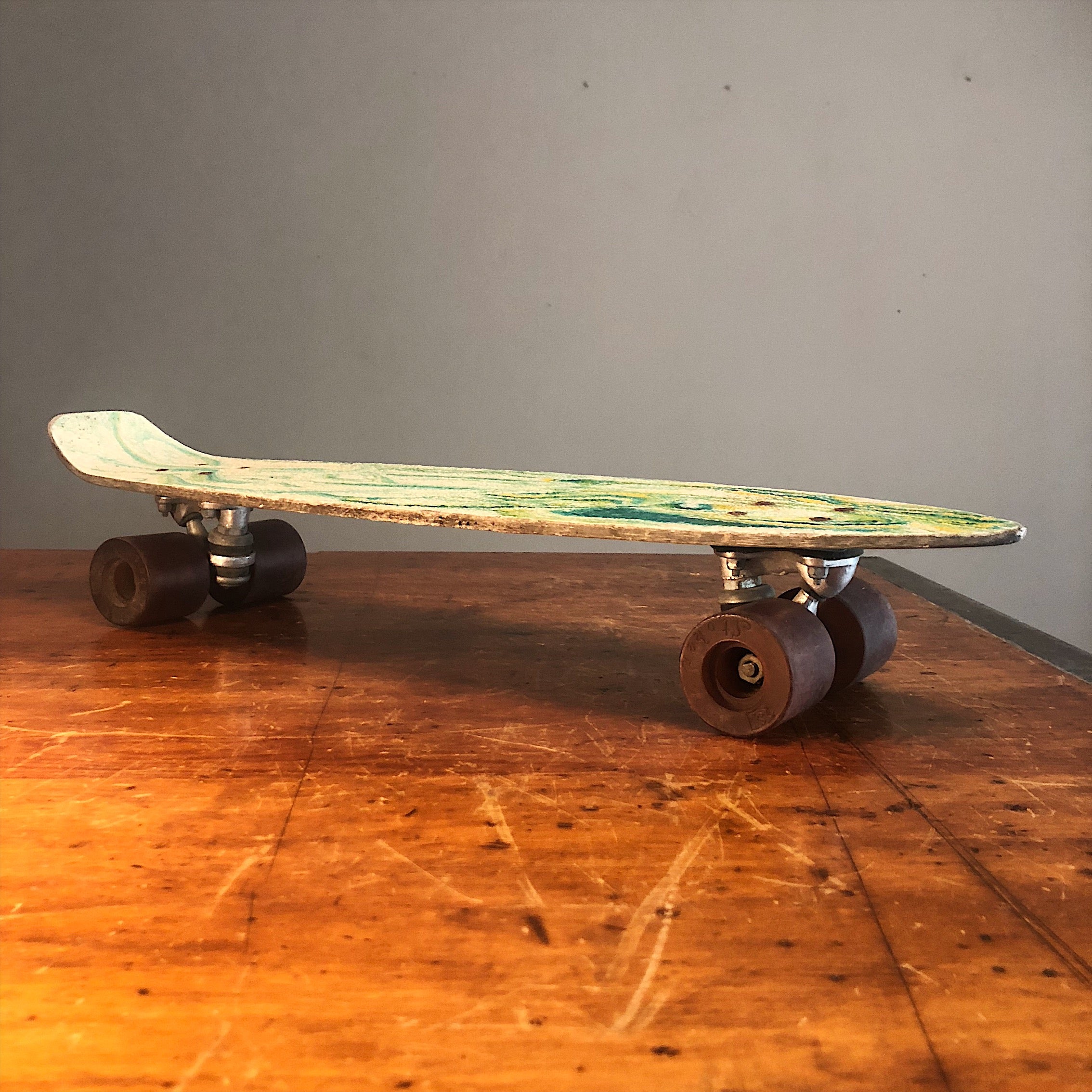 Vintage NONA Skateboard from 1970s Costa Mesa California Scene