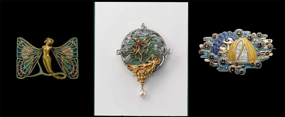 レコールで開催中のアールヌーヴォー・ジュエリー展。｜Paris