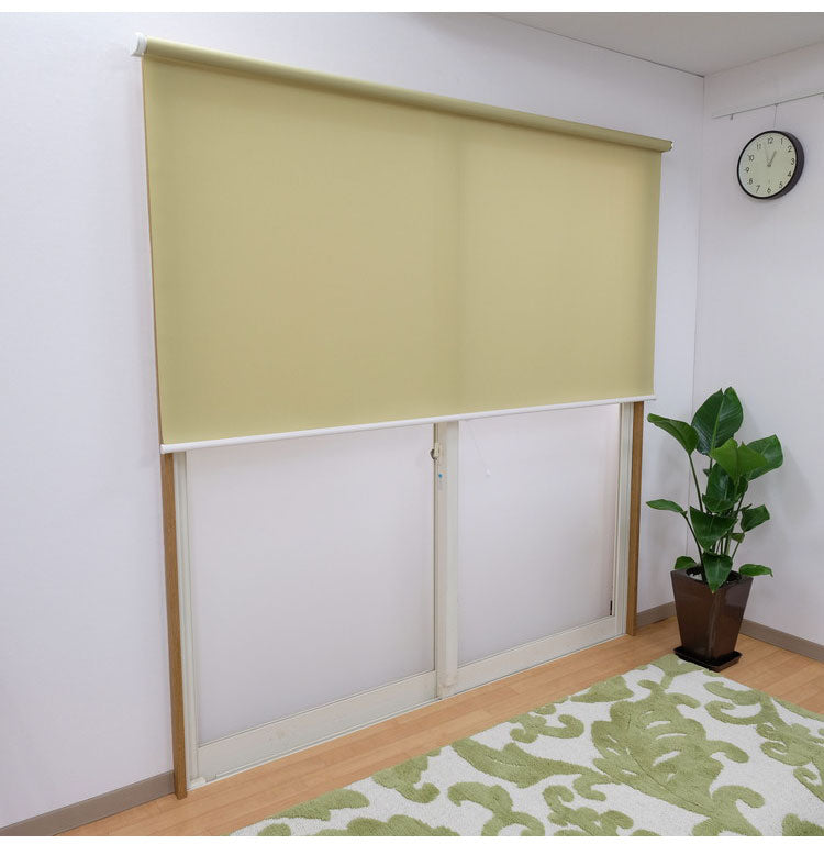 TOSO】ロールスクリーン プルコード 幅90×高さ200cm 既成サイズ