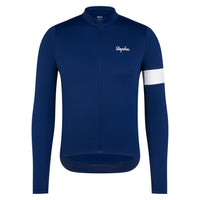 Rapha Core Men's Thermal Longsleeve Jersey Black/White | Maats.cc