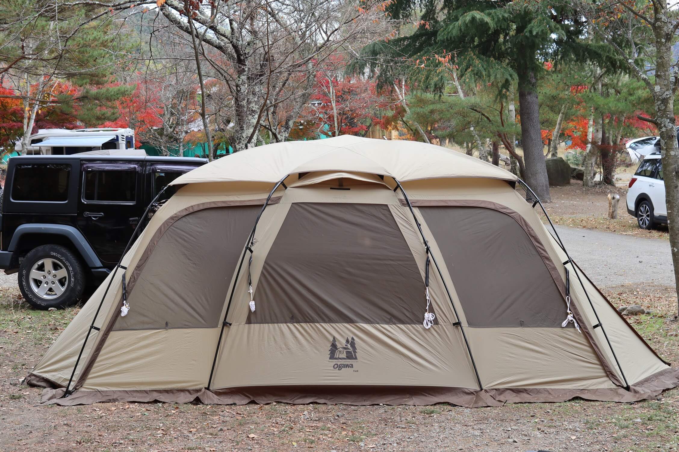 ogawa ファシル レビュー。「全てがちょうど良い」ファミリーテント