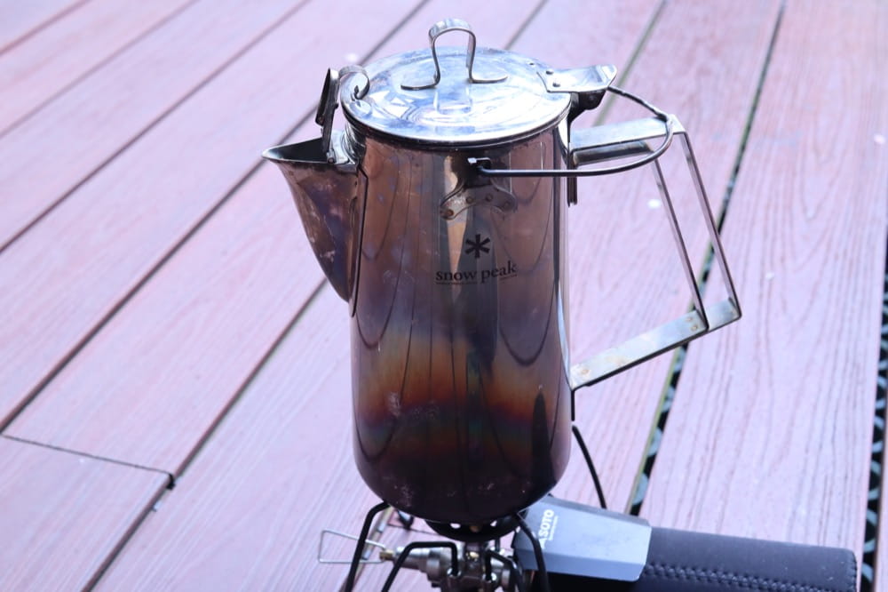 スノーピーク(snow peak) クラシックケトル1.8 CS-270 レビュー。定番