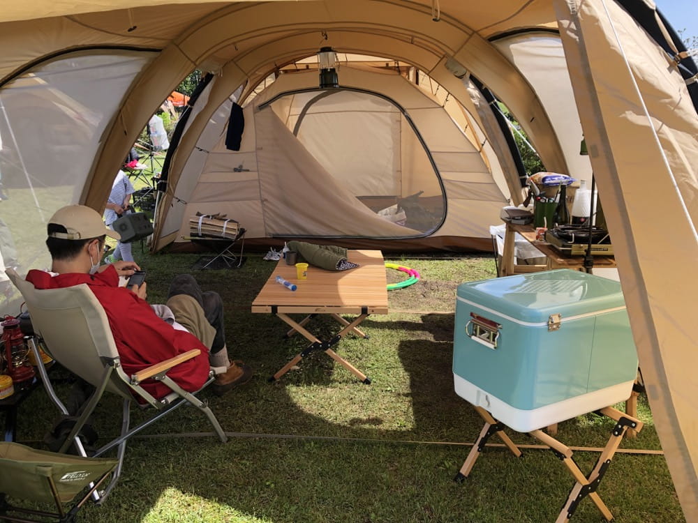 DOD カマボコテント3L オーナーレビュー。圧倒的室内空間が魅力。│maagz