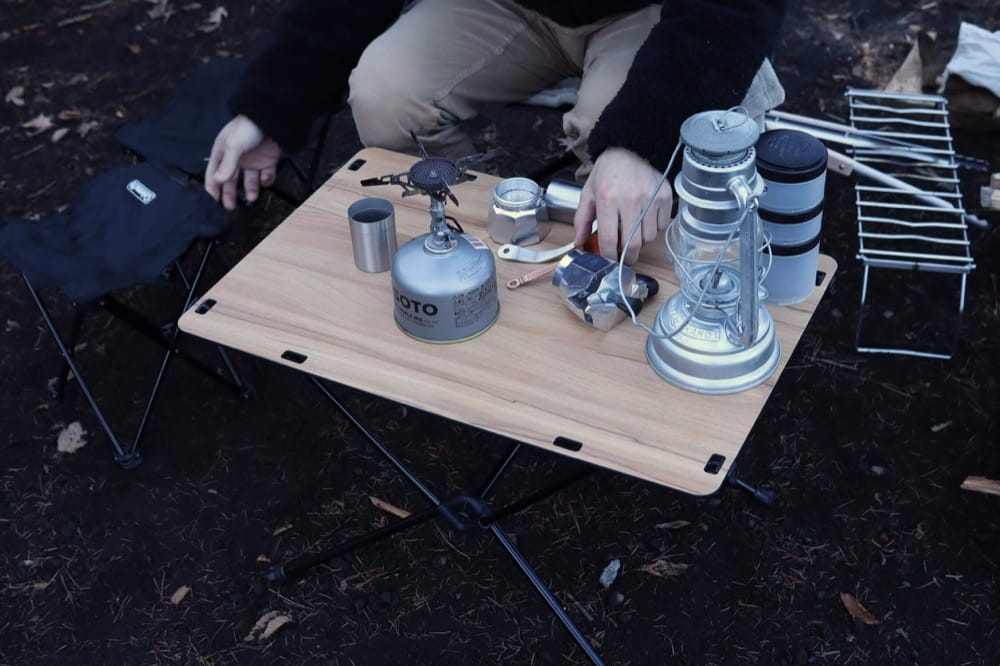 ヘリノックス テーブルワン ソリッドトップ レビュー。汚れOK！秀逸