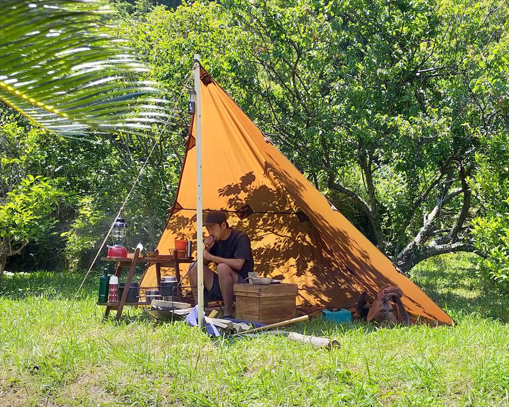 BushcraftSpain(ブッシュクラフトスペイン)のタープでソロキャンプ│maagz