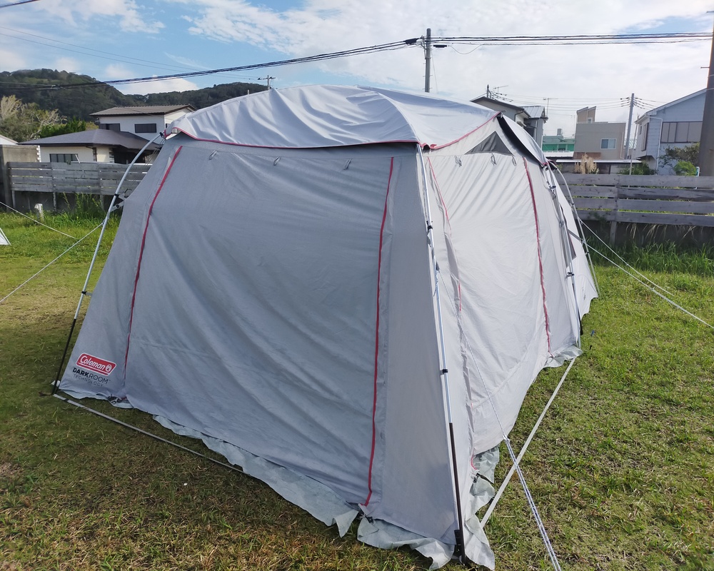 Coleman タフスクリーン2ルームハウス/LDX+レビュー。高遮光性＋広々