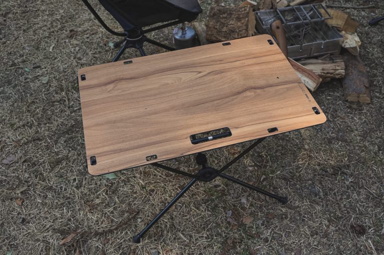 ヘリノックス テーブルワン ソリッドトップ レビュー。汚れOK！秀逸