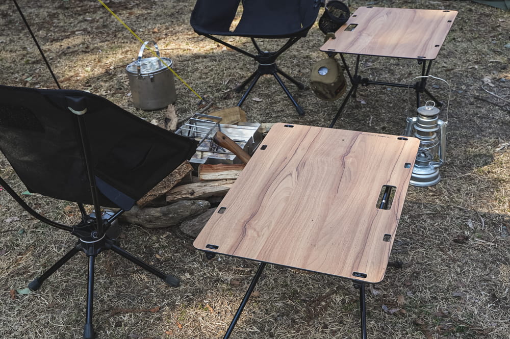 ヘリノックス テーブルワン ソリッドトップ レビュー。汚れOK！秀逸