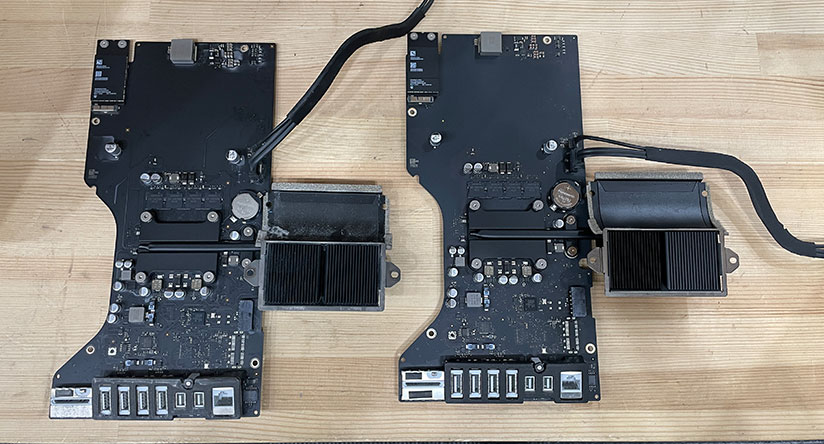 再起動が繰り返される】iMac Late2015のロジックボードを修理 | Mac