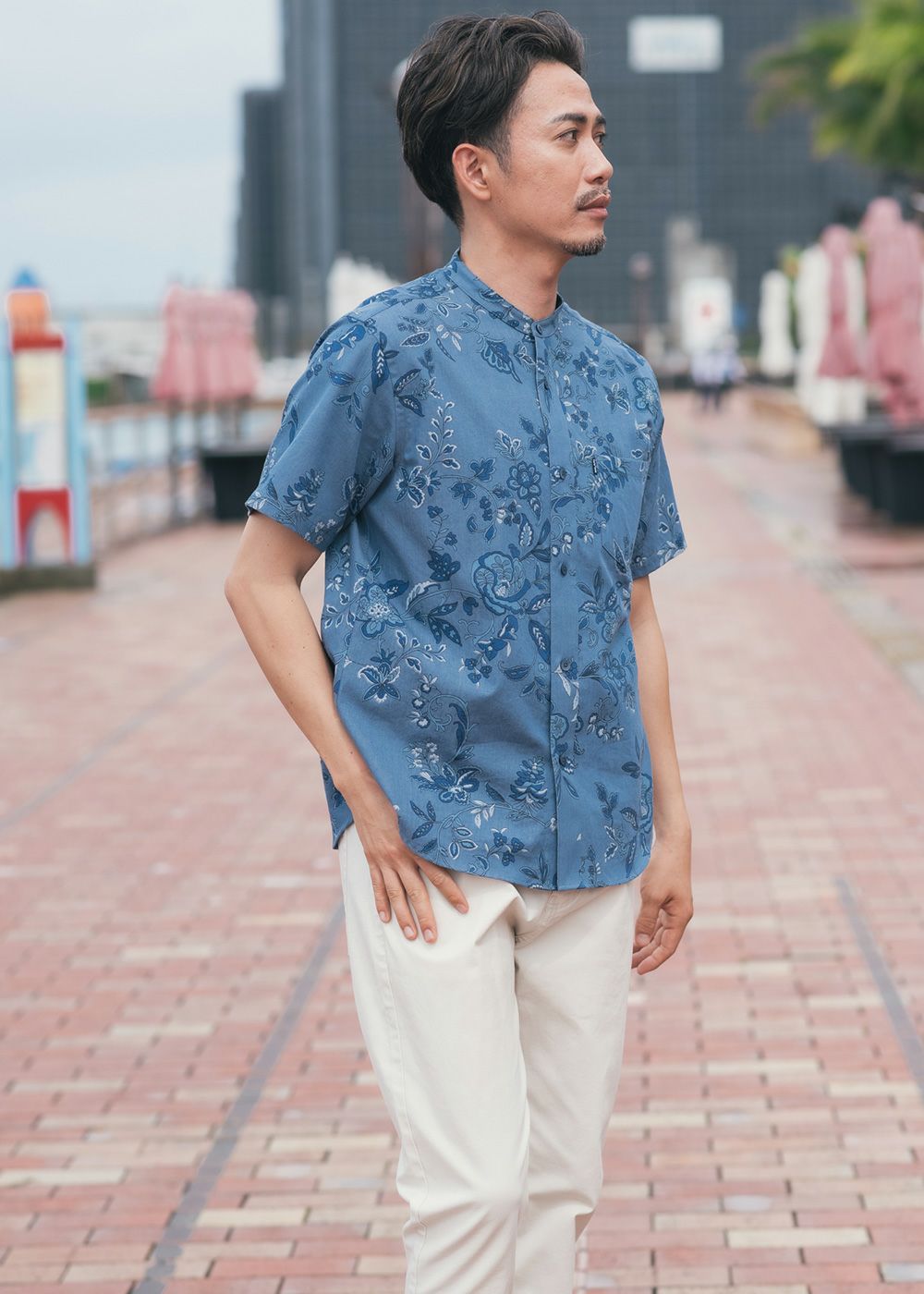 琉球更紗デニム | かりゆしウェア（沖縄版アロハシャツ）専門店：MAJUN