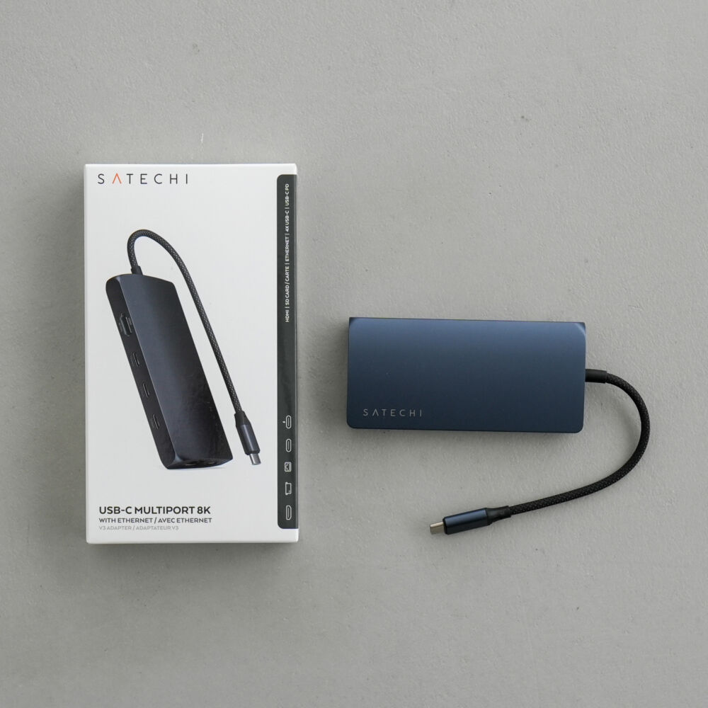 Satechi V3 マルチ USB-C ハブ 8-in-1をレビュー！5つのUSB-Cポートを