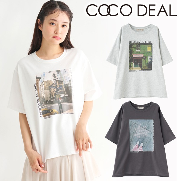 SALE40%OFF】COCODEAL ココディール フォトグラフィックTシャツ