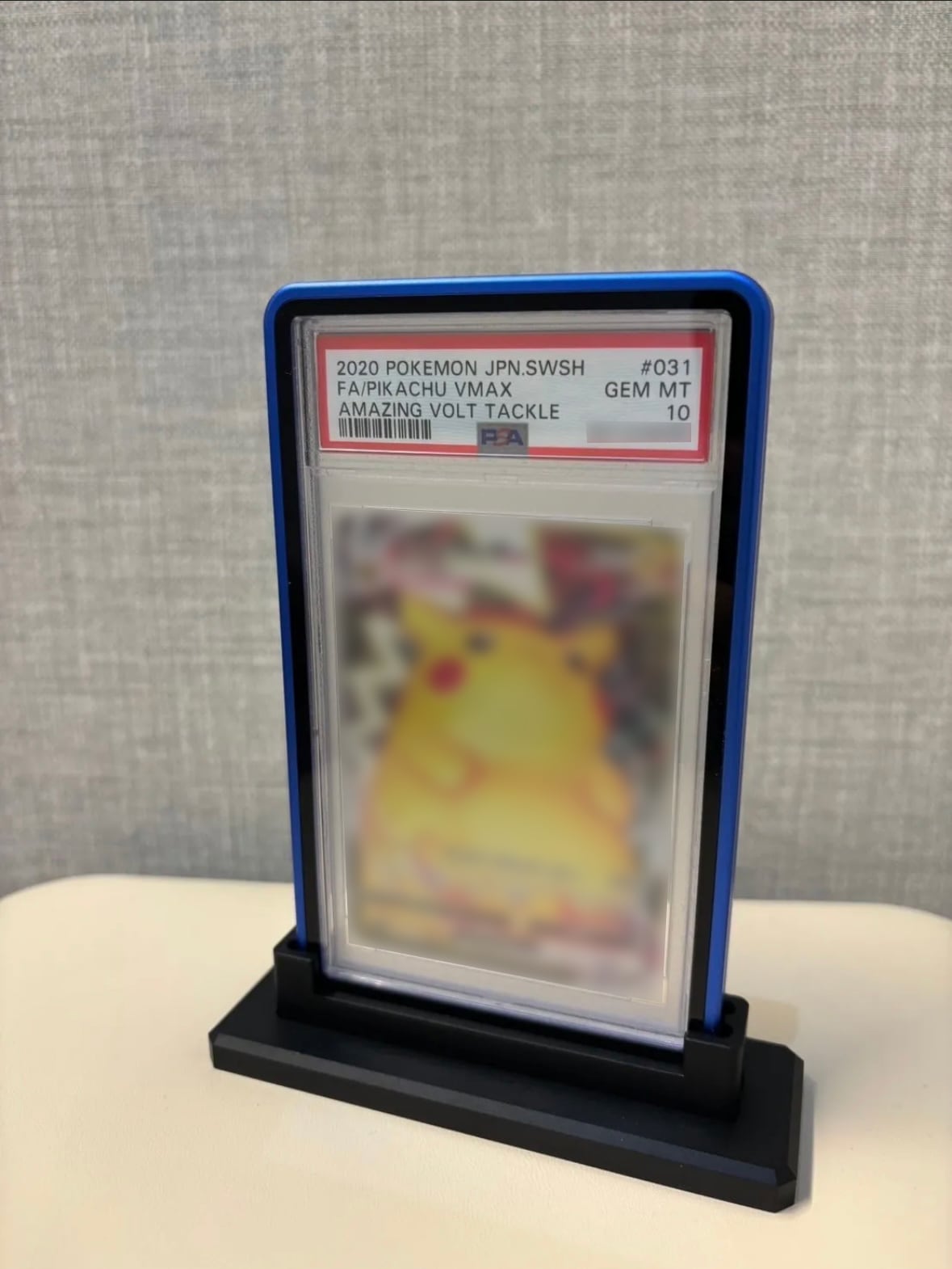 PSA鑑定品保護ケース（ブルー） ※スタンドは付属しません