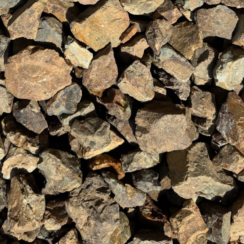 岐阜チャート石 30-50mm 1,000kg | ゴロタ・割栗石・六方石,錆