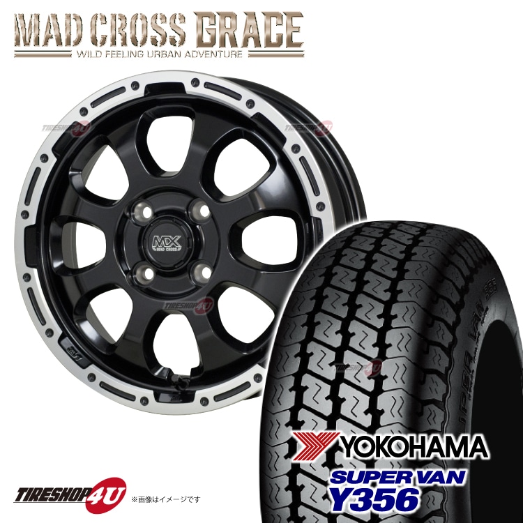 MAD CROSS GRACE 12x4.0J 4/100 +43 GB/P TOYO OPEN COUNTRY R/T 145