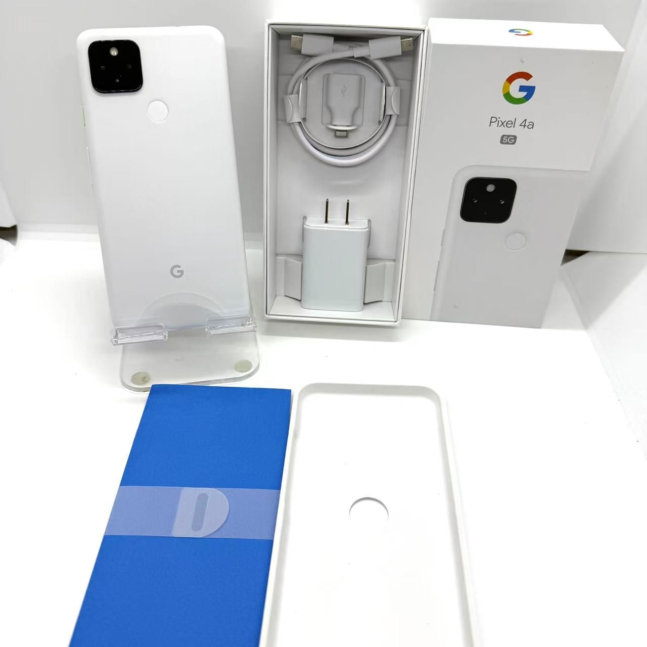 未使用品」SIMフリー Google Pixel 4a 5G 6.2インチ/6GB/128GB Clearly