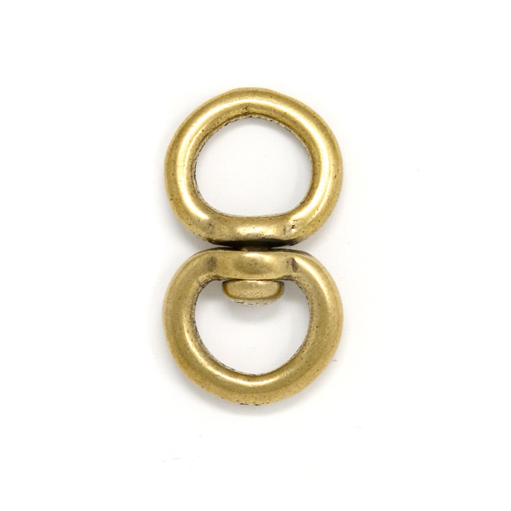 M774 / No.4290 回転カン 10mm / 真鍮無垢〈1個〉:がまぐち口金・各種