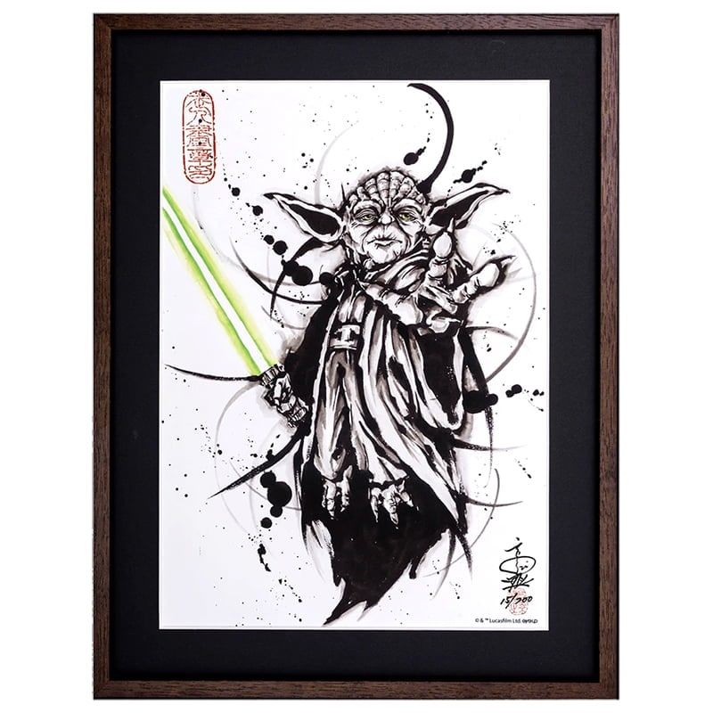 スター・ウォーズ 武人画「ヨーダ」｜浮世絵工房