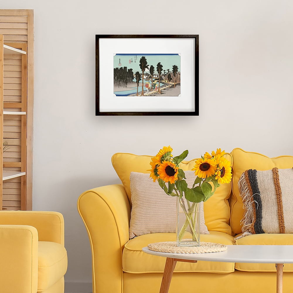 歌川広重「東海道五十三次 沼津 黄昏図」浮世絵木版画｜浮世絵工房