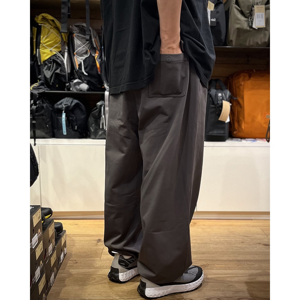 AXESQUIN.MODIFIED Warm Big Pants Charcoal [アクシーズクイン