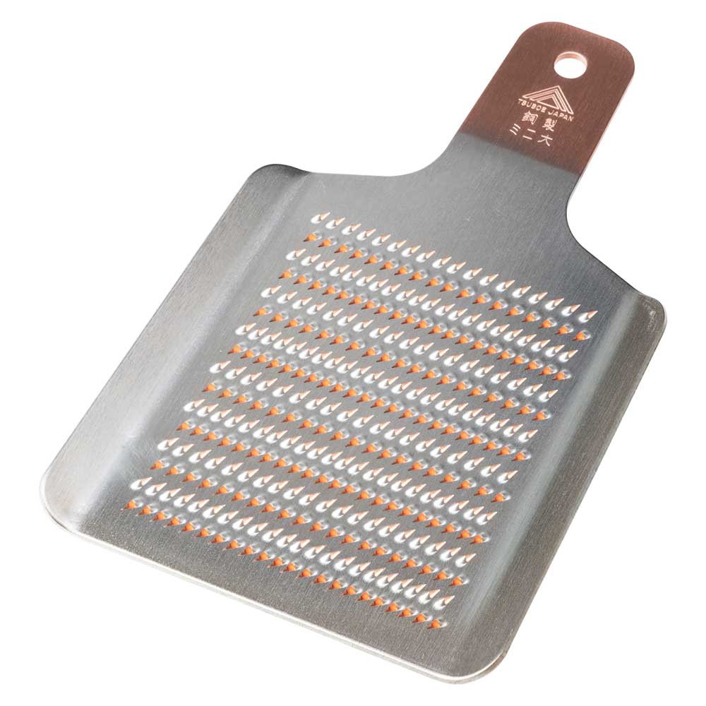 銅製おろし金 薬味おろし ミニ（大） 鋭い刃で繊維を切って香り立つ