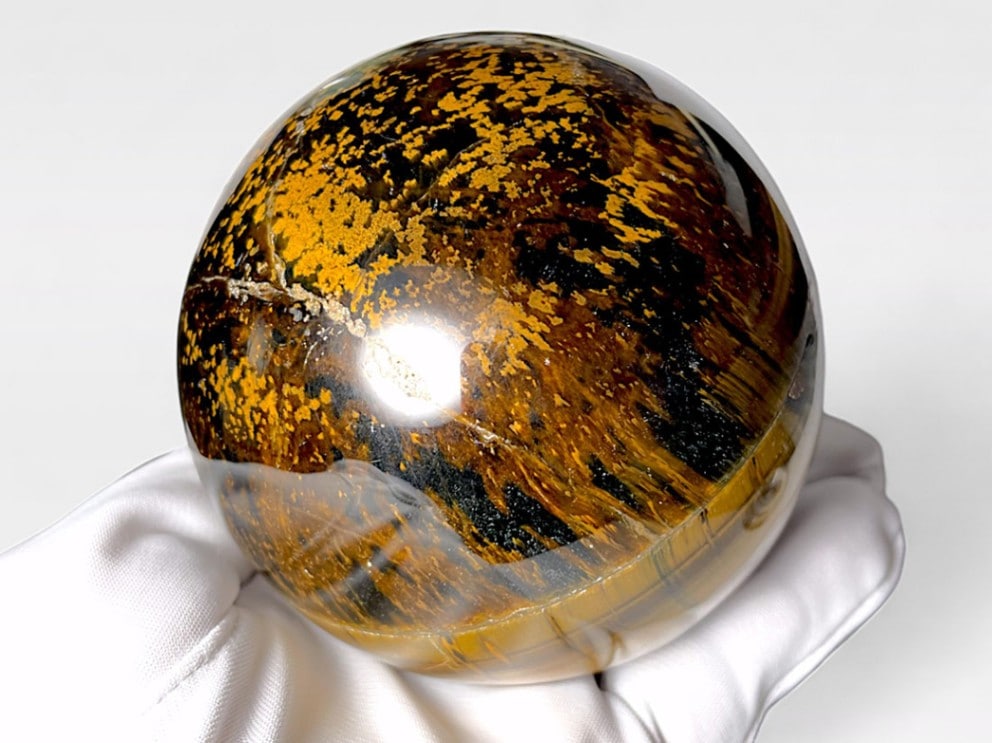 タイガーアイ(虎目石) 88mm 丸玉