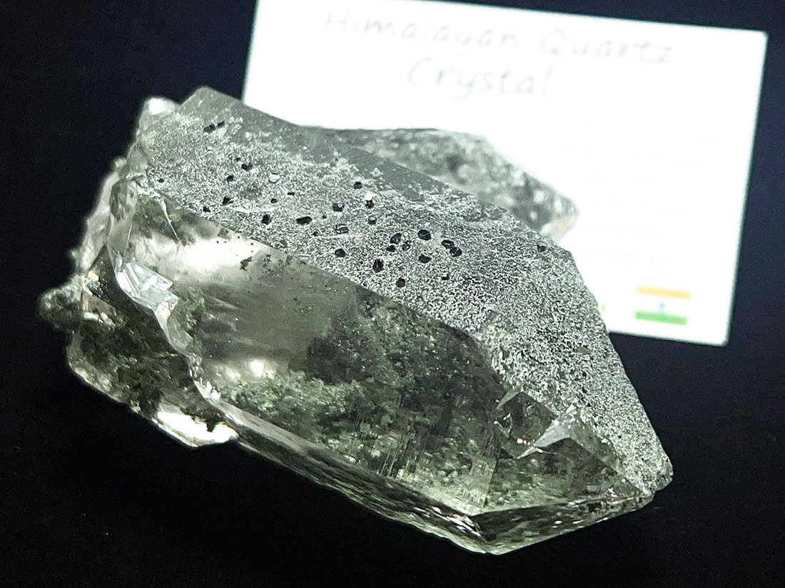 高品質】マニハール産 ヒマラヤ水晶/アナテース共生