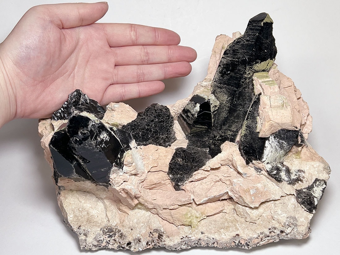 山東省産モリオンクラスター/Morion (黒水晶)