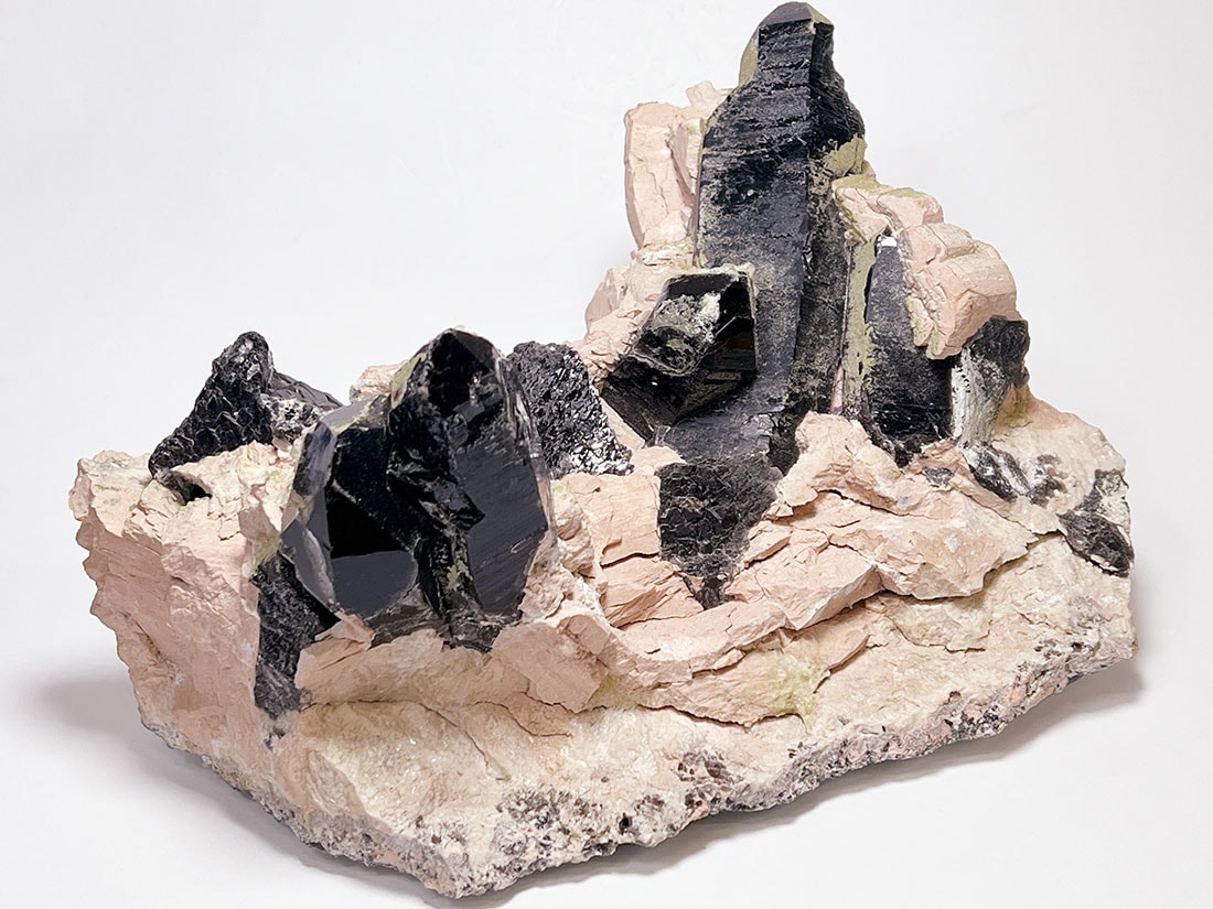 山東省産モリオンクラスター/Morion (黒水晶)