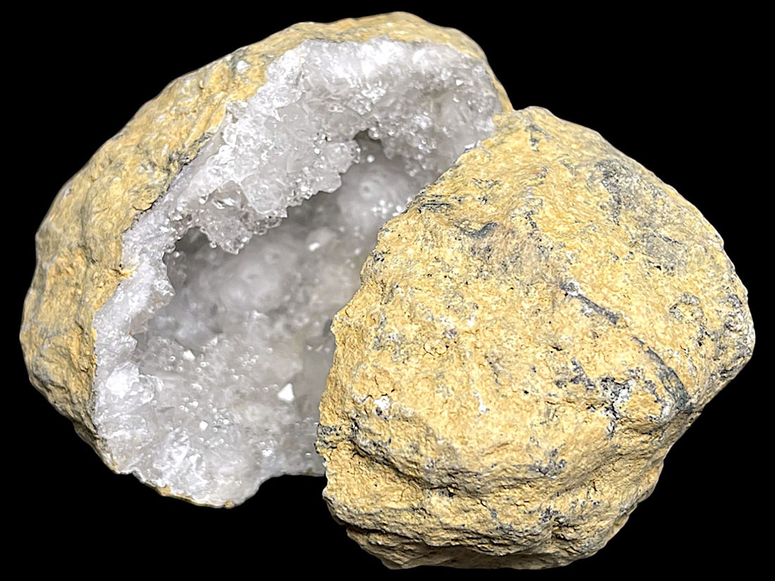 モロッコ産 水晶ジオード ペア / Quartz Geode