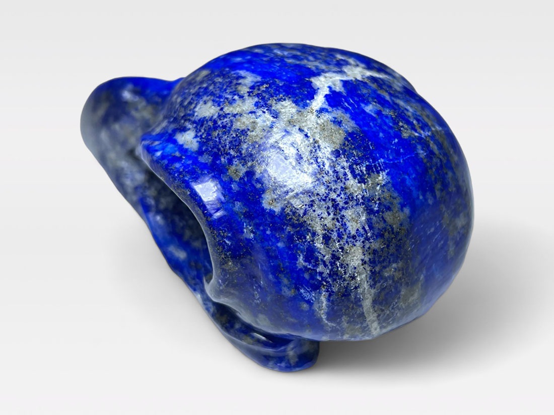 ラピスラズリ カラス 彫刻