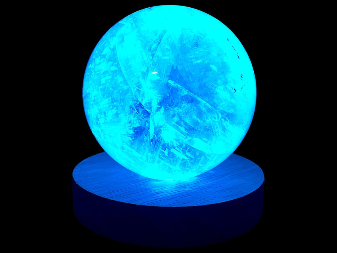 LEDライト付き木製台座Sサイズレインボー色 アソート