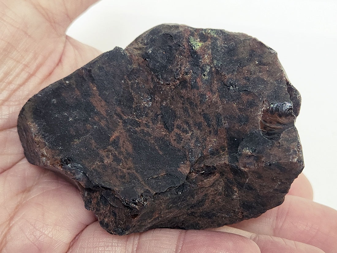 北海道白滝村(旧)産 黒曜石(花十勝/紅十勝石)