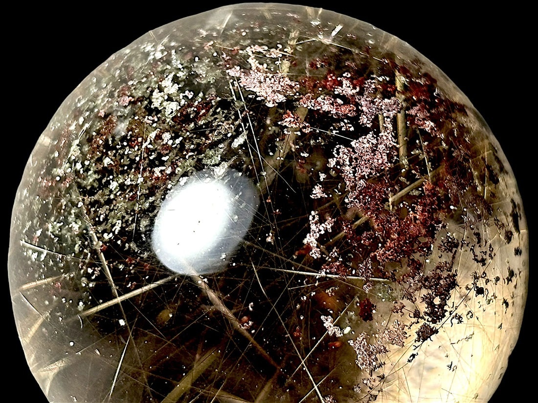 ルチルクォーツ 41mm丸玉