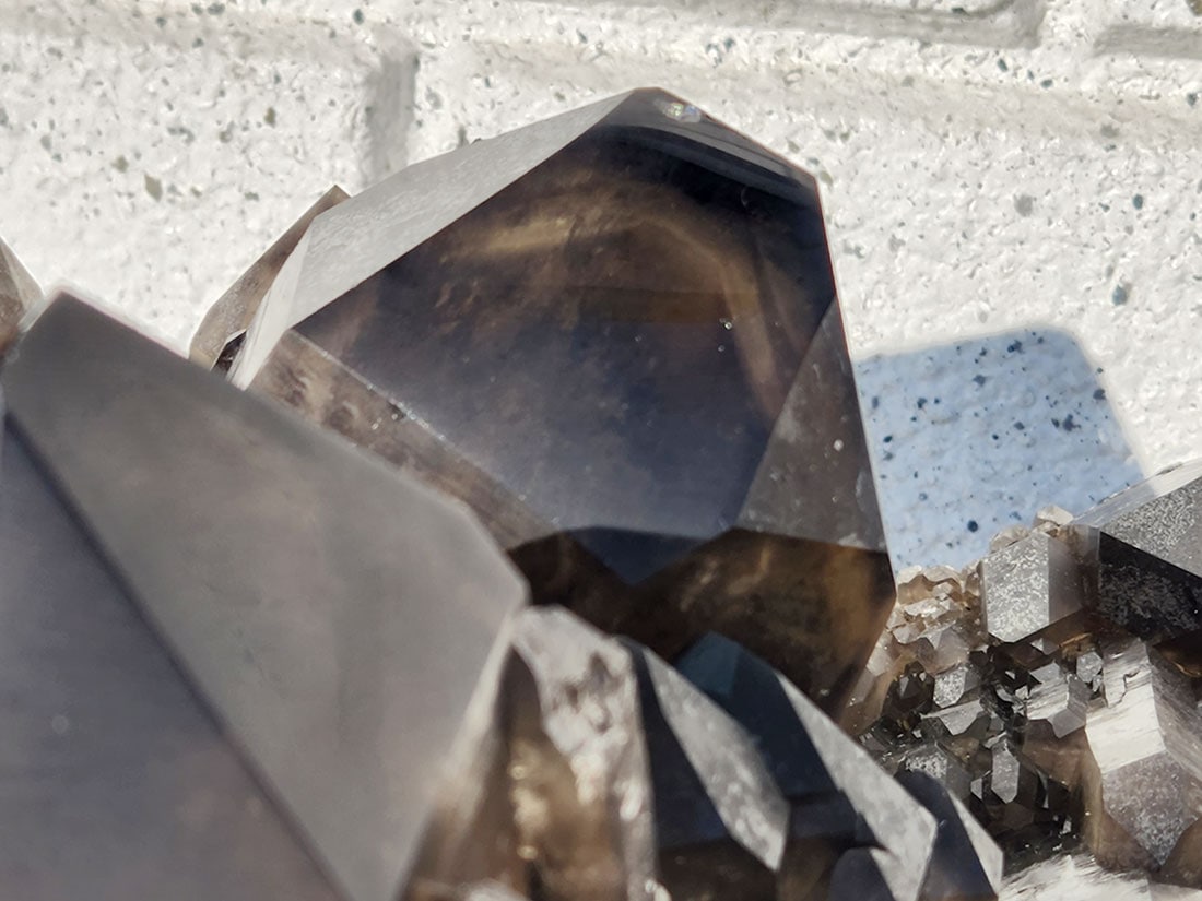 マダガスカル産スモーキーシトリン キャンドルファントムクラスター