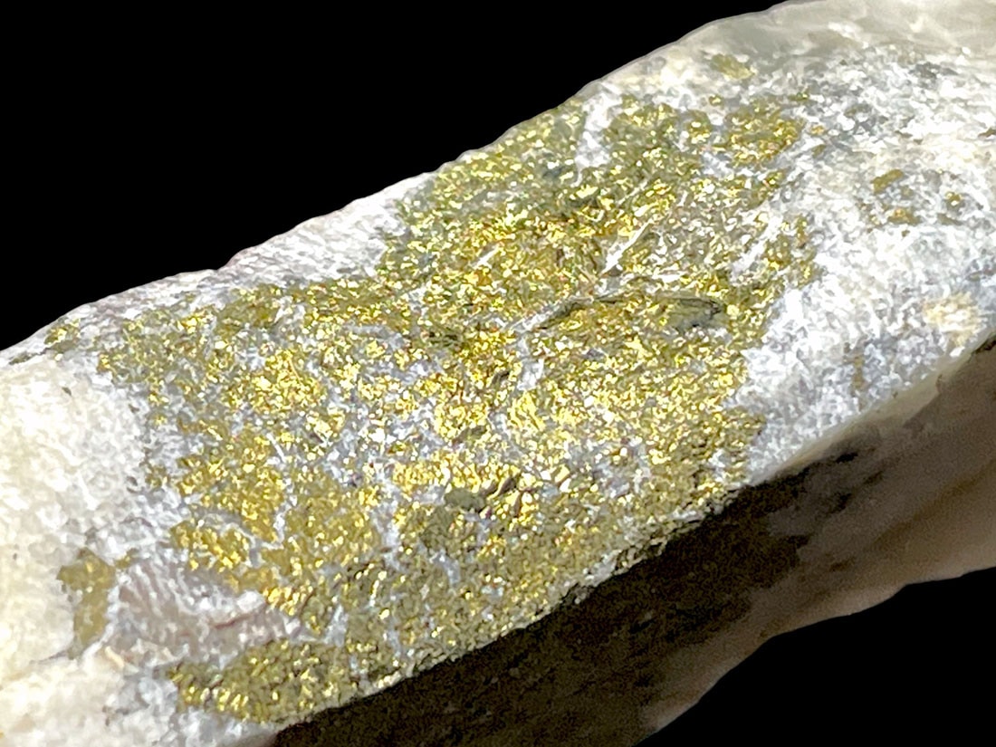 新潟県佐渡鉱山産 自然金