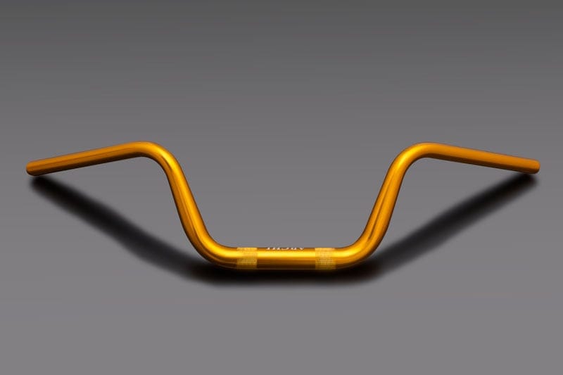 ARCHI-YB アルミハンドルバー ゴールド +30mmクラッチワイヤー付き