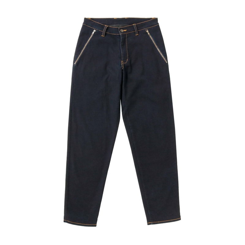 現品特価】カペルミュール ストレッチデニム 脚長パンツ インディゴ
