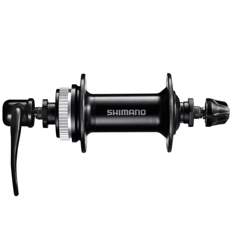 シマノ HB-QC300 32H センターロック ブラック フロントハブ