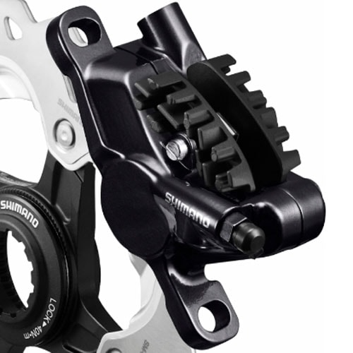 シマノ BR-RS785 レジンパッド(J02A)フィン付 ポストマウント ディスク