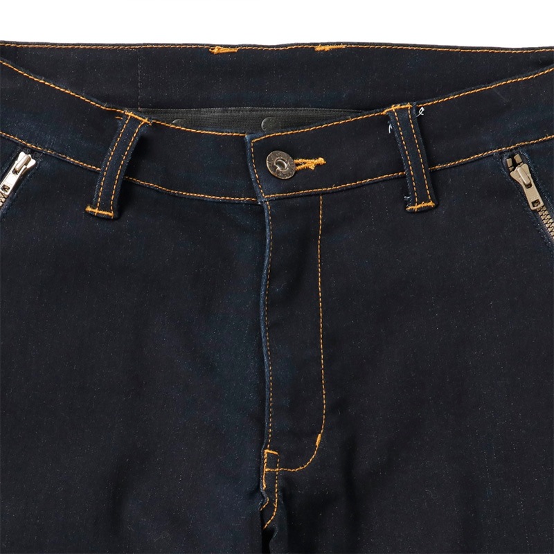 現品特価】カペルミュール ストレッチデニム 脚長パンツ インディゴ