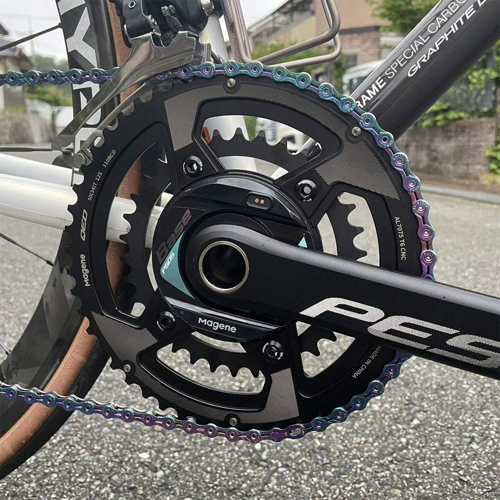 マージーン QED スプリットチェーンリングセット | ロードバイクパーツ